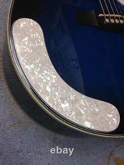 AEG10ii Pickguard & Armrest Combo White Pearl Acoustic made for Ibanez Project