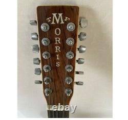 Acoustic Guitar Morris B-50 Jacaranda 12 Strings 70s Natural Made in Japan
