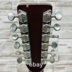 Acoustic Guitar Morris Natural 12 String Japan Made in 1975 Used