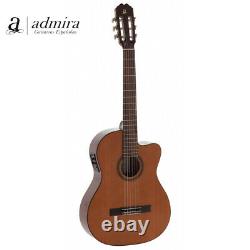Admira MALAGA ECF Cutaway Acoustic Electric Classical Nylon Guitar MADE IN SPAIN