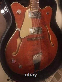 Alden Clarks 12 String Left Handed Custom Made Semi Acoustic Electric Guitar