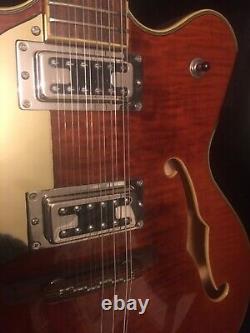 Alden Clarks 12 String Left Handed Custom Made Semi Acoustic Electric Guitar