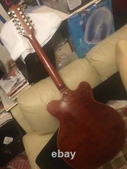 Alden Clarks 12 String Left Handed Custom Made Semi Acoustic Electric Guitar