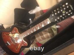 Alden Clarks 12 String Left Handed Custom Made Semi Acoustic Electric Guitar