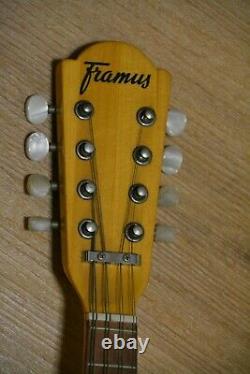 Alte Gitarre Guitar Mandoline Framus von 1974 Mit Tonabnehmer Made in Germany