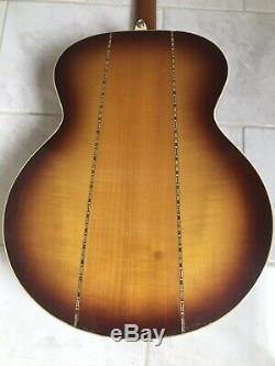 Arbiter J130 Jumbo Acoustic Guitar Early 70s c/w case Made In Japan