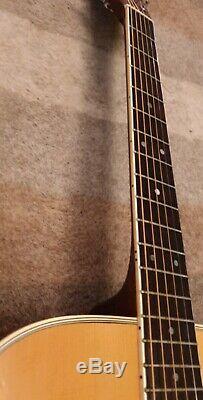 Aria 9400 Acoustic Guitar 1970s, Made In Japan, All Solid Woods