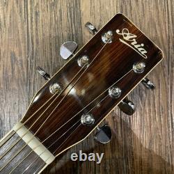 Aria Acoustic Guitar W-25 Japan Vintage MIJ 70's made Used Maintained from Japan