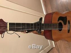 Aria Model AW75D Acoustic Guitar Made In Japan Nice Shape. Estate Find