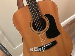 Aria Model AW75D Acoustic Guitar Made In Japan Nice Shape. Estate Find