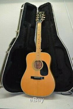 Aria Pro II Pw-45 Acoustic Electric Guitar Maple Rare Gibson Made In Japan