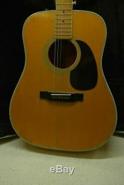 Aria Pro II Pw-45 Acoustic Electric Guitar Maple Rare Gibson Made In Japan