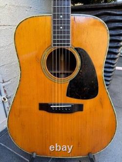 Aria W-25 6 String Acoustic Guitar Made in Japan MIJ 1980s