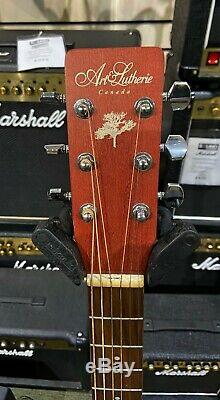 Art & Lutherie Folk Spruce Acoustic, Burgundy, Made In Canada, New