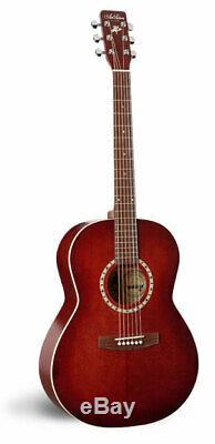 Art & Lutherie Folk Spruce Acoustic, Burgundy, Made In Canada, New