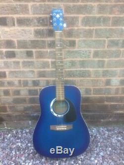 Art & Lutherie Wild Cherry Dreadnought, Blue, Canadian Made, Used