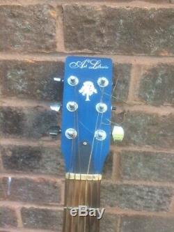 Art & Lutherie Wild Cherry Dreadnought, Blue, Canadian Made, Used