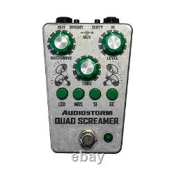 Audiostorm Quad Screamer. UK made multi-mode germanium MOSFET overdrive pedal