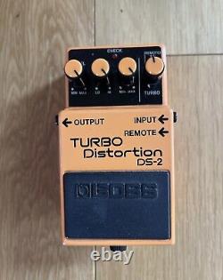 BOSS DS-2 TURBO Distortion 1988 Made in Japan RARE Excellent Condition