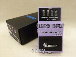 BOSS Dimension C DC-2W Waza Craft Technique Bass effects purple Made In Japan