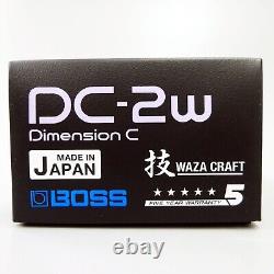 BOSS Dimension C DC-2W Waza Craft Technique Bass effects purple Made In Japan