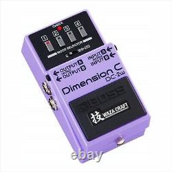 BOSS Dimension C DC-2W Waza craft Technique Bass effects purple Made In Japan