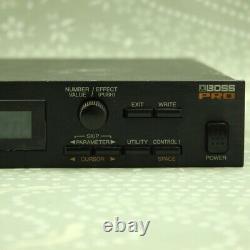 BOSS PRO SE-70 Super Effects Processor With AC Adapter Made in Japan Effect Unit