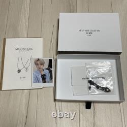 BTS Artist Made Collection SUGA Yoongi Guitar Pick Necklace Black From Japan New