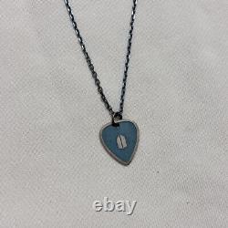 BTS SUGA Guitar Pick Necklace Artist Made Collection Black Used