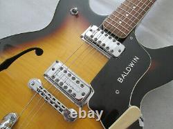 Baldwin 706 semi acoustic electric guitar made in England c. 1967