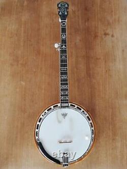 Banjo RB 1000 RB-1000 made by blue bell bluebell vintage 5 string with hardcase