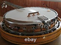 Banjo RB 1000 RB-1000 made by blue bell bluebell vintage 5 string with hardcase