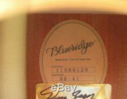 Blueridge BR41 Acoustic Guitar, Easy Play made, very rare guitar! +hard case