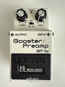 Boss BP-1W Booster/Preamp Waza Craft Guitar Effect Pedal MIJ Made in Japan
