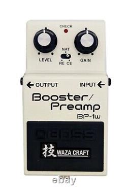 Boss BP-1W Booster/Preamp Waza Craft Guitar Effect Pedal MIJ Made in Japan