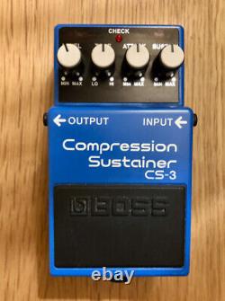 Boss CS-3 Compression Sustainer Pedal Made August 2009. Excellent Condition