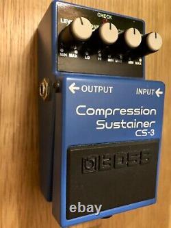 Boss CS-3 Compression Sustainer Pedal Made August 2009. Excellent Condition