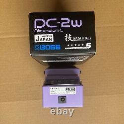 Boss DC-2W Waza Craft Stereo Dimension Chorus pedal Roland MIJ made Japan boxed