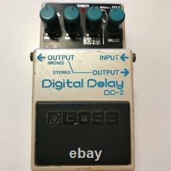 Boss DD2 Digital Delay Pedal - Blue Label Made in Japan - 1985 DD-2 Long Chip