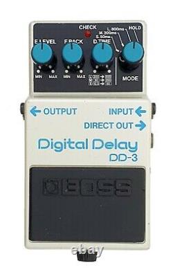 Boss DD-3 Digital Delay Guitar Pedal Blue Label 1988 MIJ Made in Japan Vintage