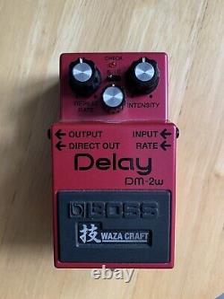 Boss DM-2w Waza Craft Analog Delay Pedal Made In Japan