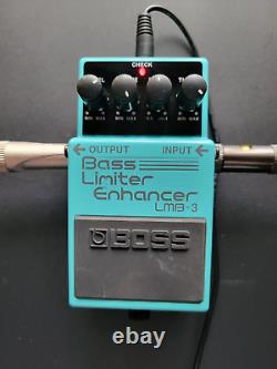 Boss LMB-3 Bass Limiter Enhancer Guitar Pedal Made In Taiwan