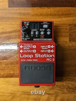 Boss RC-3 Loop Station (Looper) Guitar FX / Effects Pedal RC3. Made Aug 2013