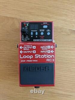 Boss RC-3 Loop Station (Looper) Guitar FX / Effects Pedal RC3. Made Jan 2012