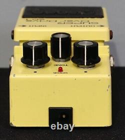 Boss SD-1 Vintage 80's Super Overdrive Yellow Guitar Effect Pedal. Made In Japan