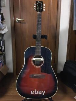 Burny BJ-60 Sunburst Made in Japan Acoustic Electric Guitar Used From Japan