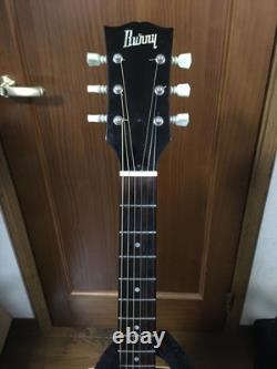 Burny BJ-60 Sunburst Made in Japan Acoustic Electric Guitar Used From Japan