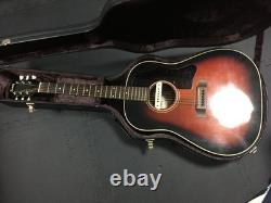 Burny BJ-60 Sunburst Made in Japan Acoustic Electric Guitar Used From Japan