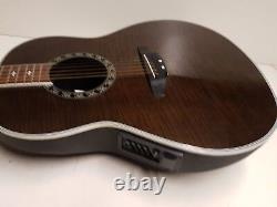 CLARITY ELECTRO ACOUSTIC STEEL STRING Made in KOREA BROWN FLAME EXCELLENT