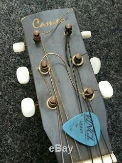 Cameo Antique Acoustic Guitar Possibly 1960s Made In Scotland